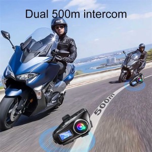 هدست بلوتوث کلاه کاسکت مدل Q58 MAX دو نفره